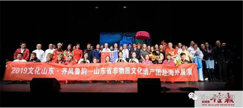 山东青州非遗走向海外展异彩